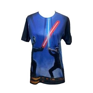 Fifth Sun Star Wars Boy's Shirt Short Sleeve Crewneck Sloppy Print Size Medium